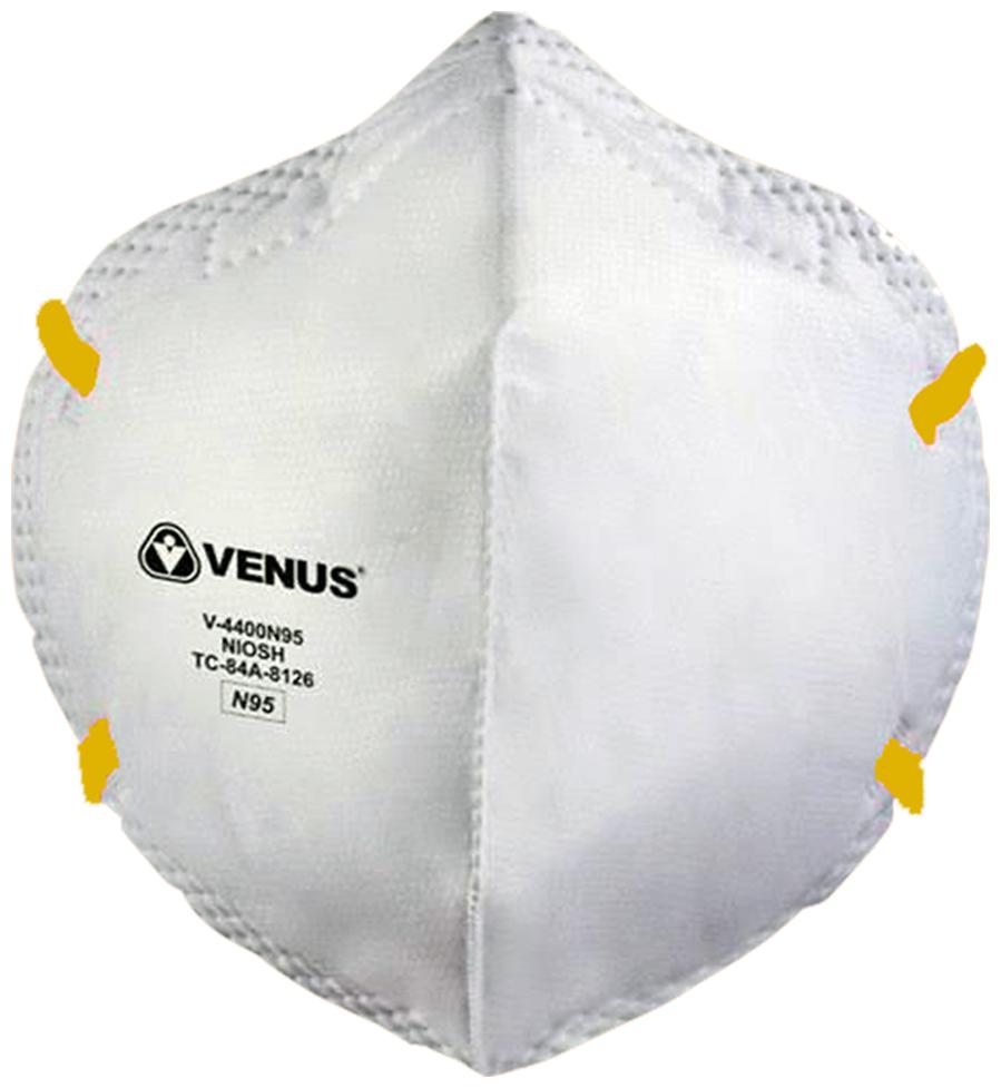 

Venus Anti Pollution Activate Virus Protection N-95 Mask- NIOSH Approved (Pack of 10)