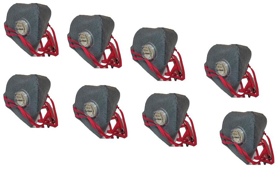 

Venus Safety V-425 SLOV FFP2 Class Respirator for Welding (Pack of 8)