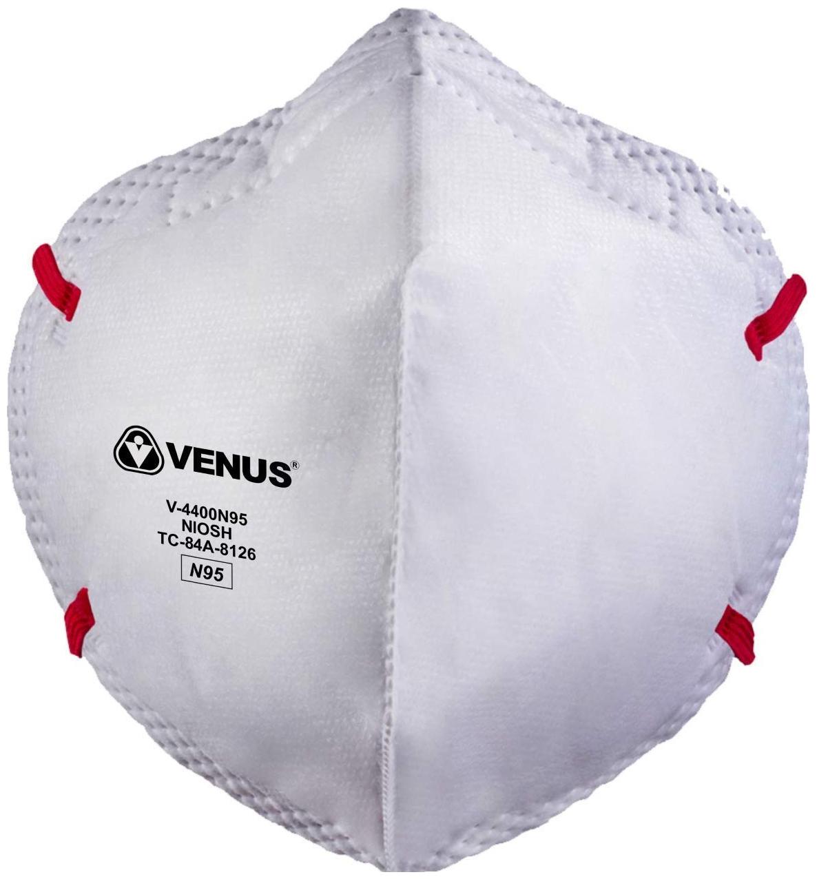 

Venus V4400 N95 NIOSH Certified Mask Pack Of 50
