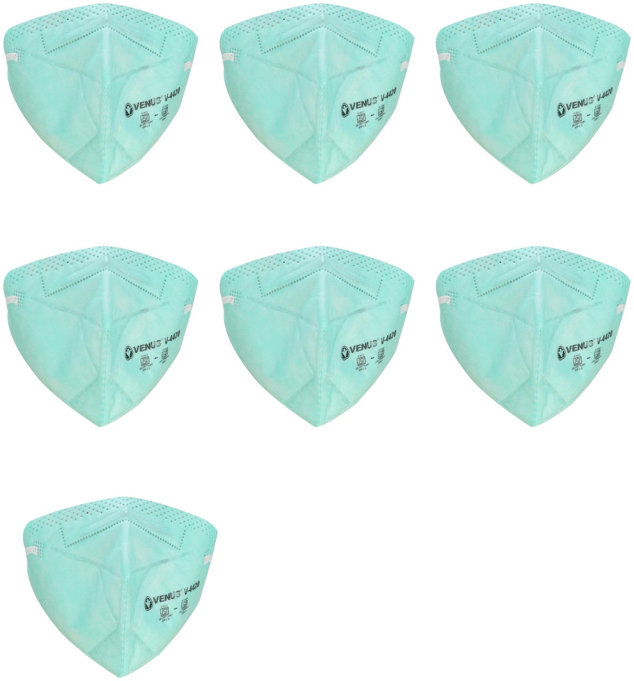 

Venus V4420 Anti-Dust Face Mask ISI Marked ( Pack Of 7)