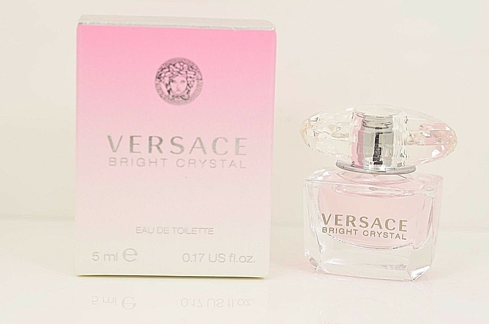 

Versace Bright Crystal Eau de Toilette Perfume (5ml 0 17oz) Mini Women New Box