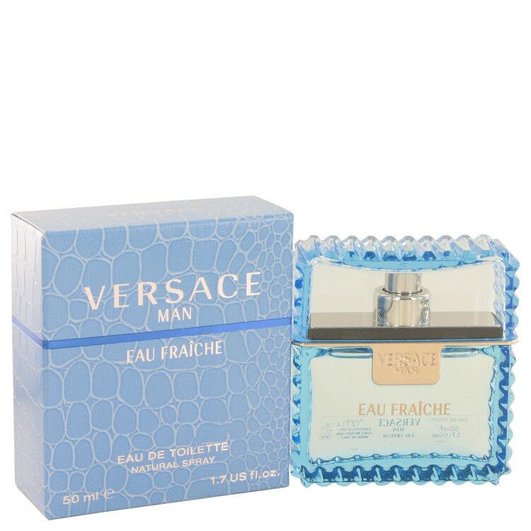 

Versace Man Cologne By VERSACE FOR MEN 1 7 oz Eau Fraiche EDT Spray(Blue) 435444