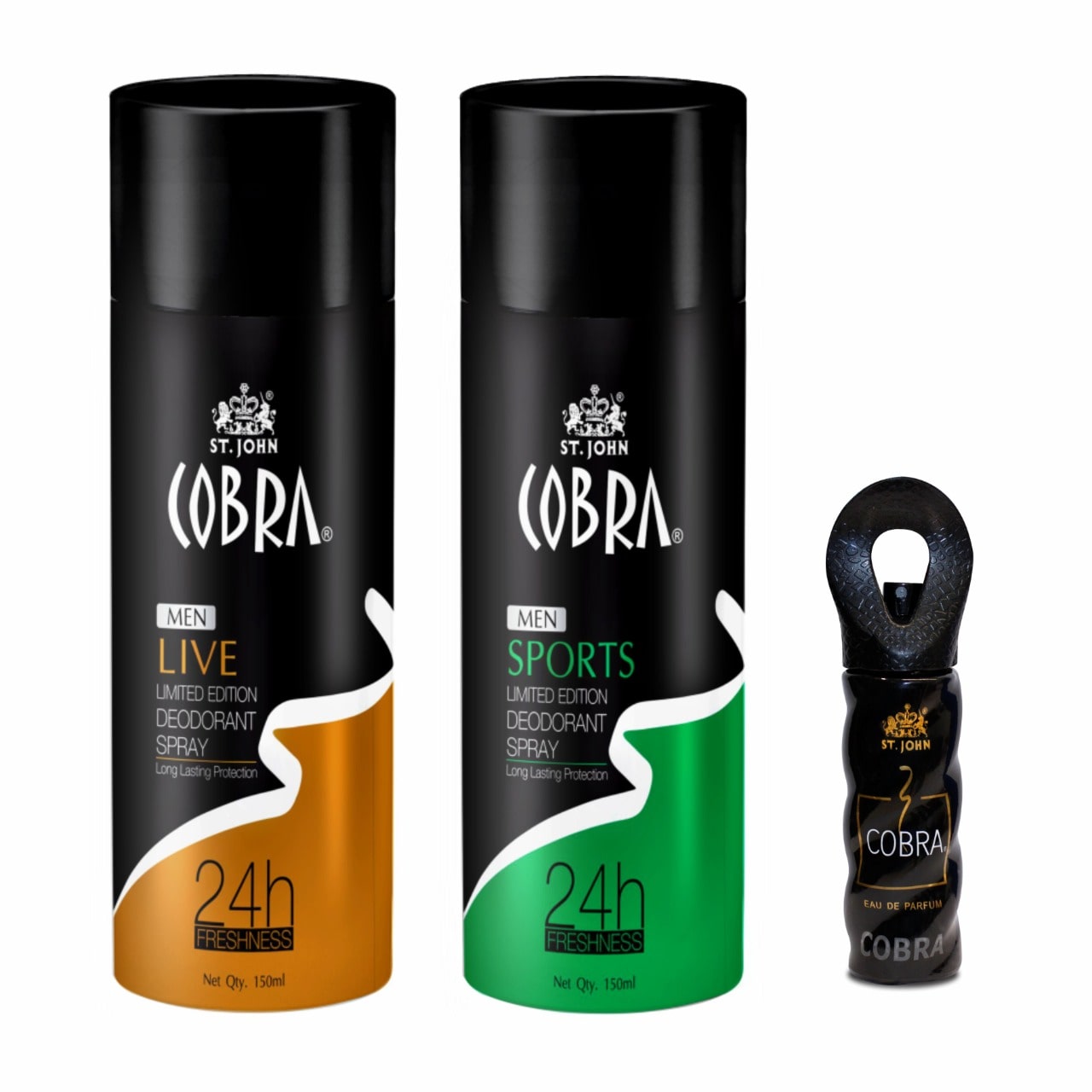 

Vi-John Cobra Deo Live Sports 150 ml Cobra Perfume 15 ml