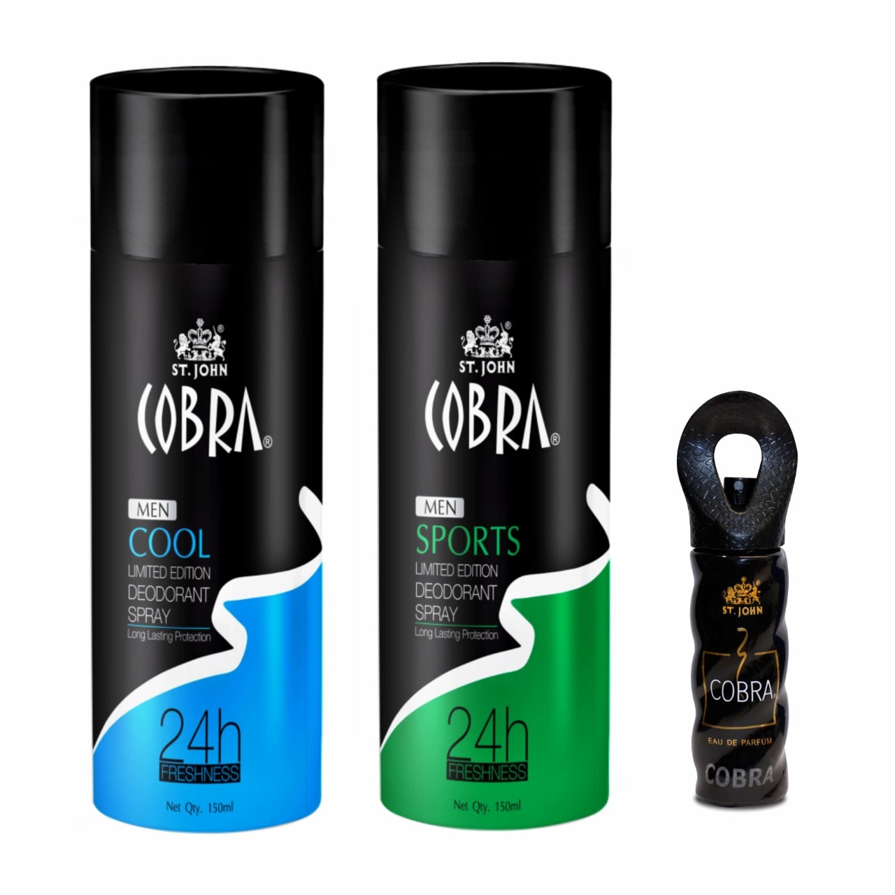 

Vi-John Cobra Deo Cool Sports 150 ml Cobra Perfume 15 ml