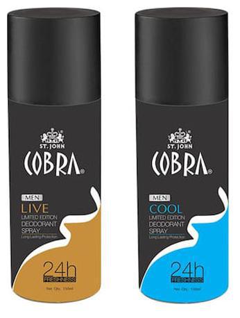 

Vi-John Cobra Deo Live Cool 150 ml Pack of 2