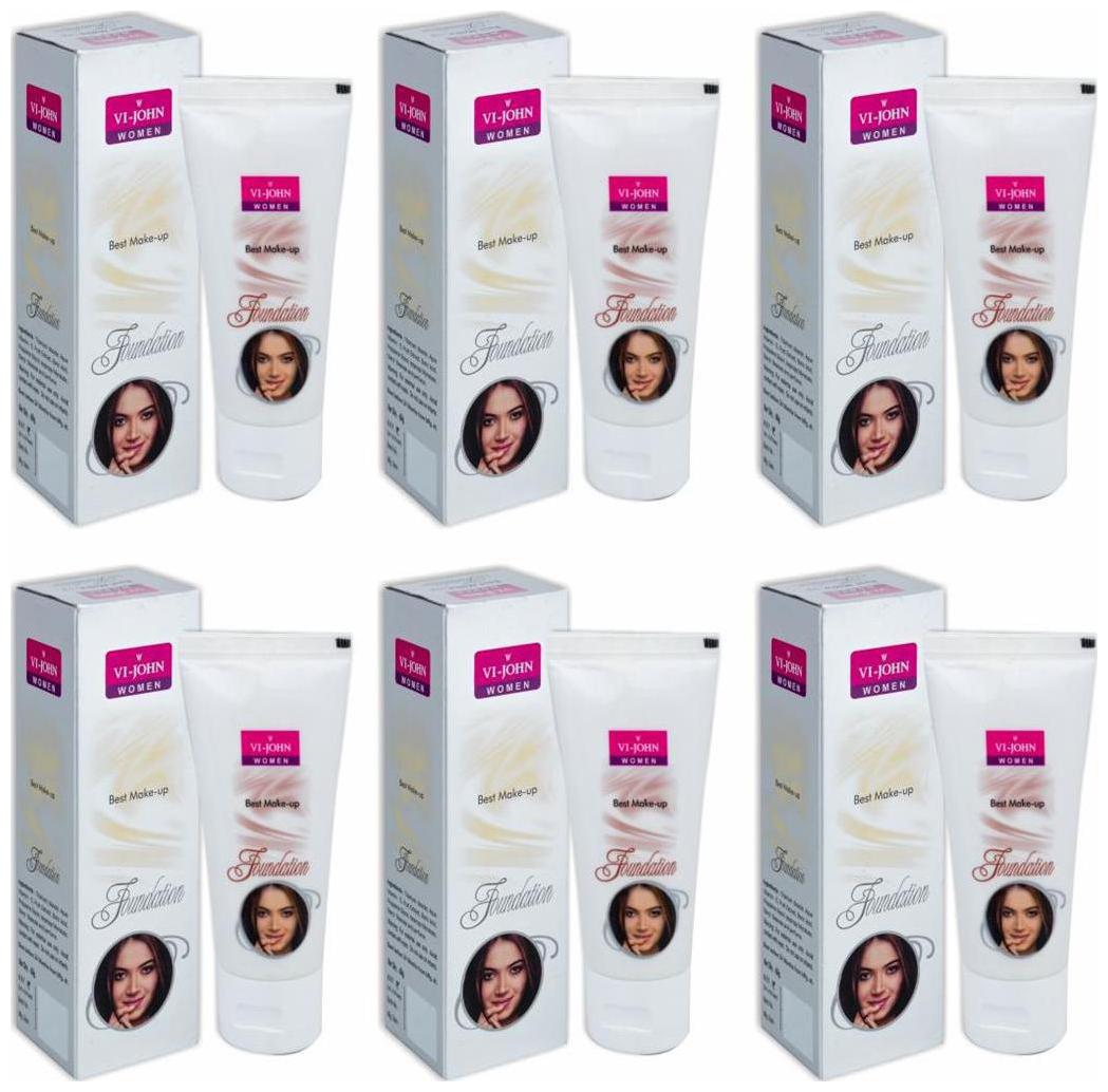

VI-JOHN Liquid Foundation Face Cream 60 g Pack of 6