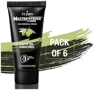 Buy Vi John Master Stroke Men Hair Removal Cream Olive Oil 60 G