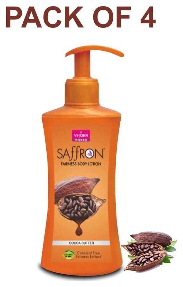 

Vi John Saffron Body Lotion Cocoa Butter 250ml (Pack of 4)