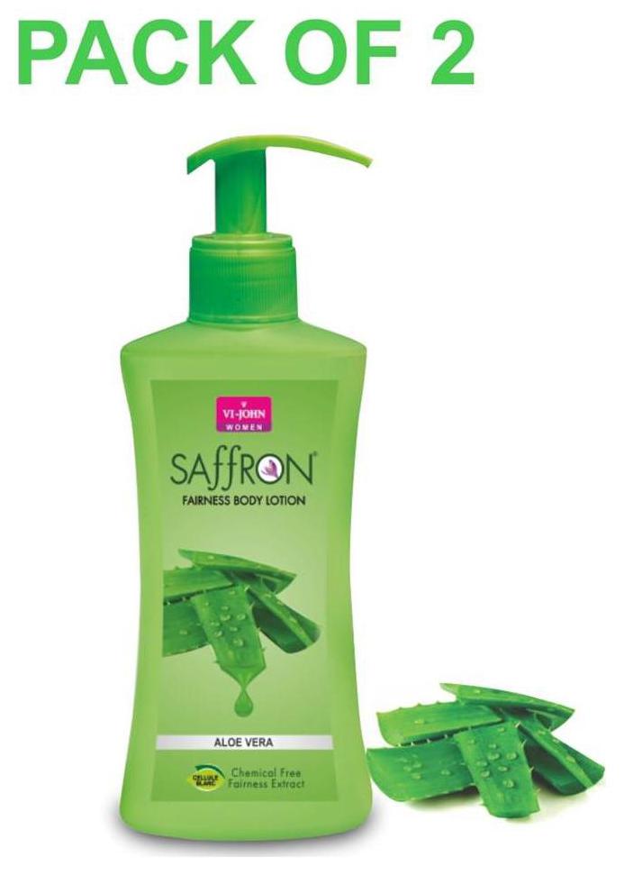 

Vi John Saffron Body Lotion Aloevera 250ml (Pack of 2)