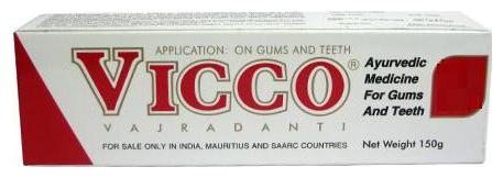 

Vicco Vajradanti - Ayurvedic Medicine For Gums And Teeth 150 g