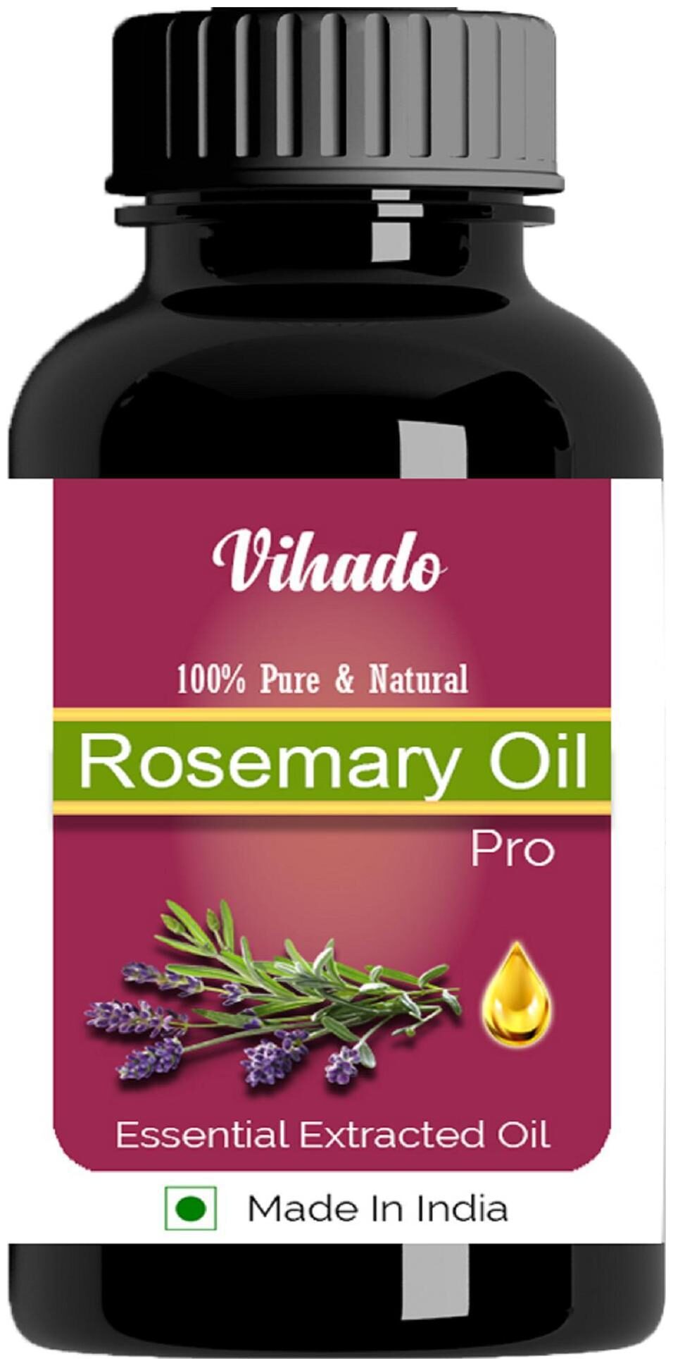 

Vihado 10 ml Pure Natural Rosemary Oil Pack of 1