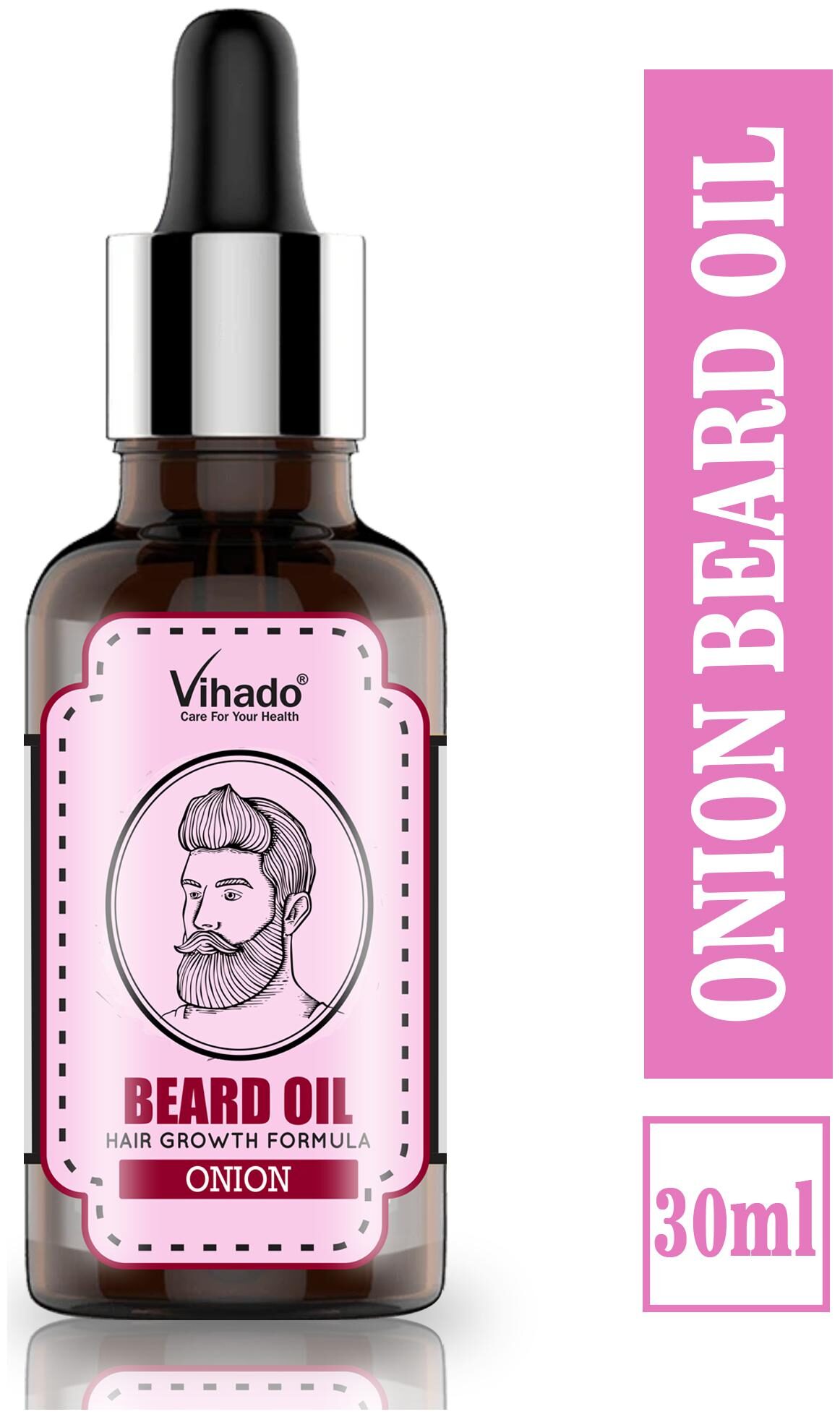 

Vihado 100 Natural Beard Growth Oil (Onion) Hair Oil 30 ml (Pack of 1)