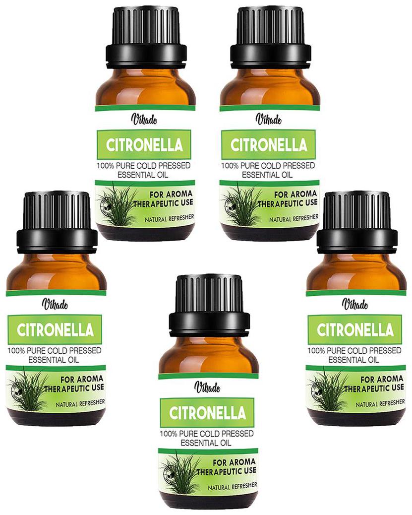 

Vihado 100 Natural Citronella oil (25 ml) (Pack of 5)
