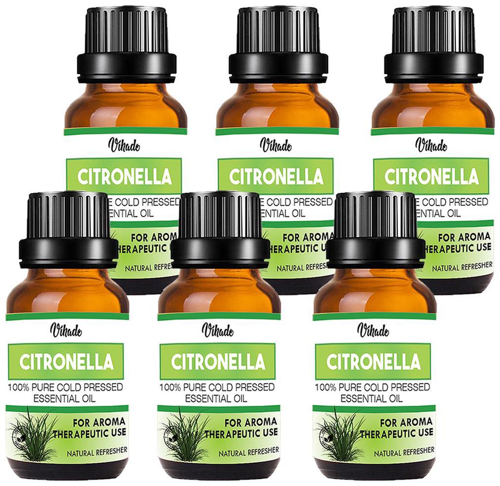 

Vihado 100 Natural Citronella oil (15 ml) (Pack of 6)
