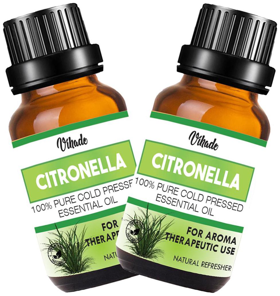 

Vihado 100 Natural Citronella oil (18 ml) (Pack of 2)
