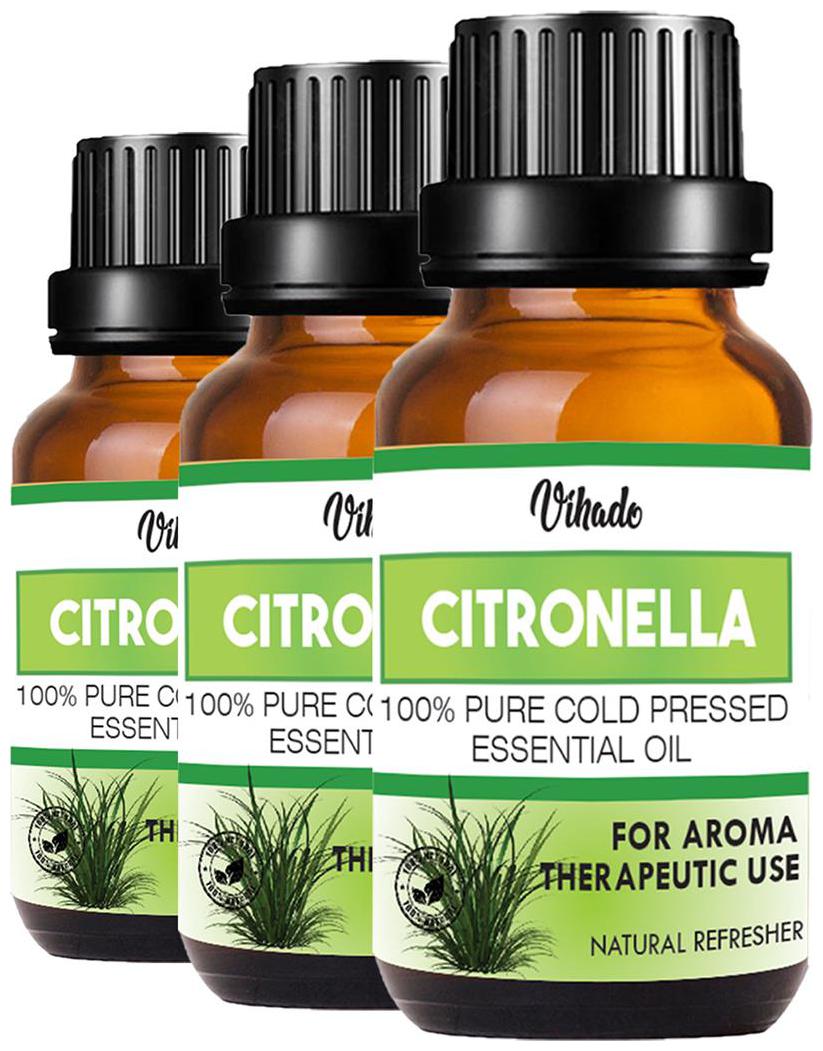 

Vihado 100 Natural Citronella oil (18 ml) (Pack of 3)
