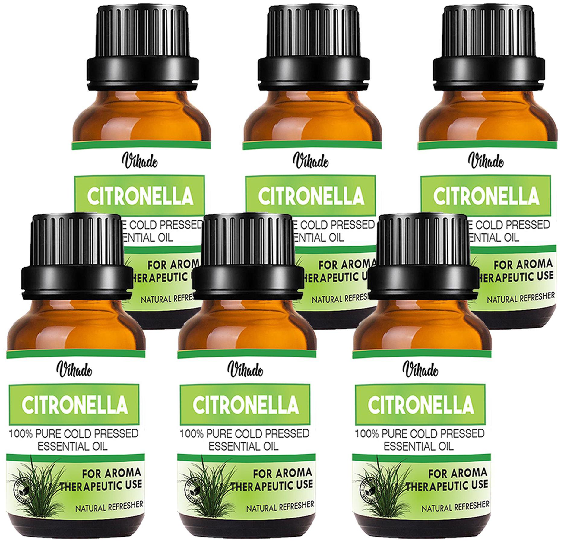 

Vihado 100 Pure Citronella Essential Oil (30 ml) (Pack of 6)