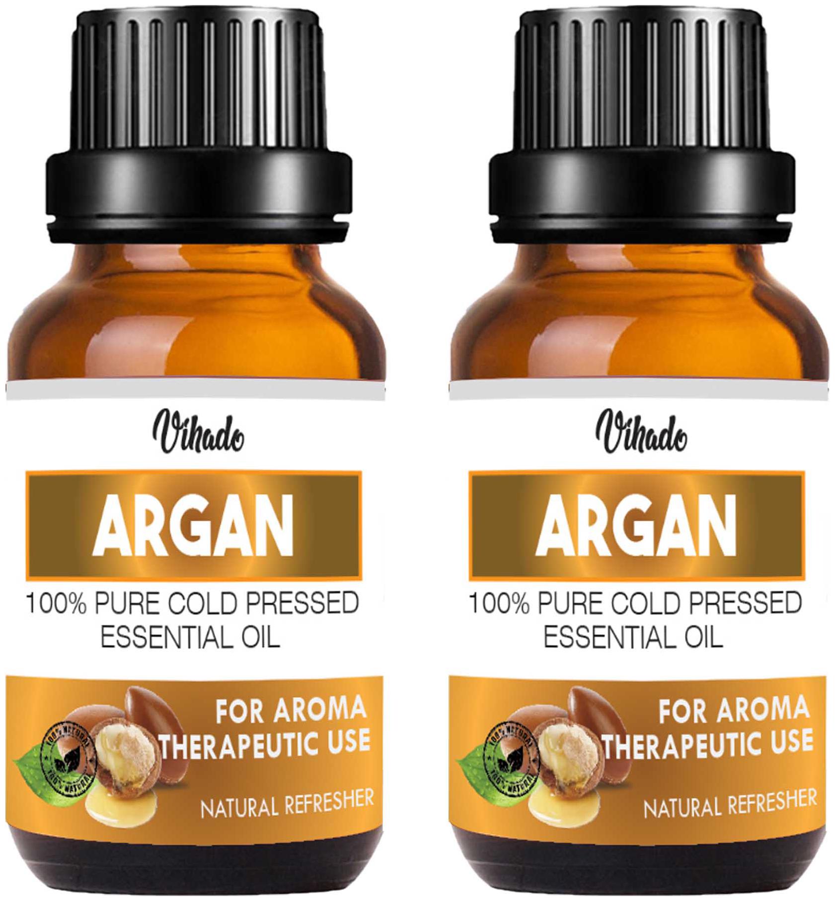 

Vihado 100 Pure And Natural Argan Oil Hair Oil (15 ml) (Pack Of 2)