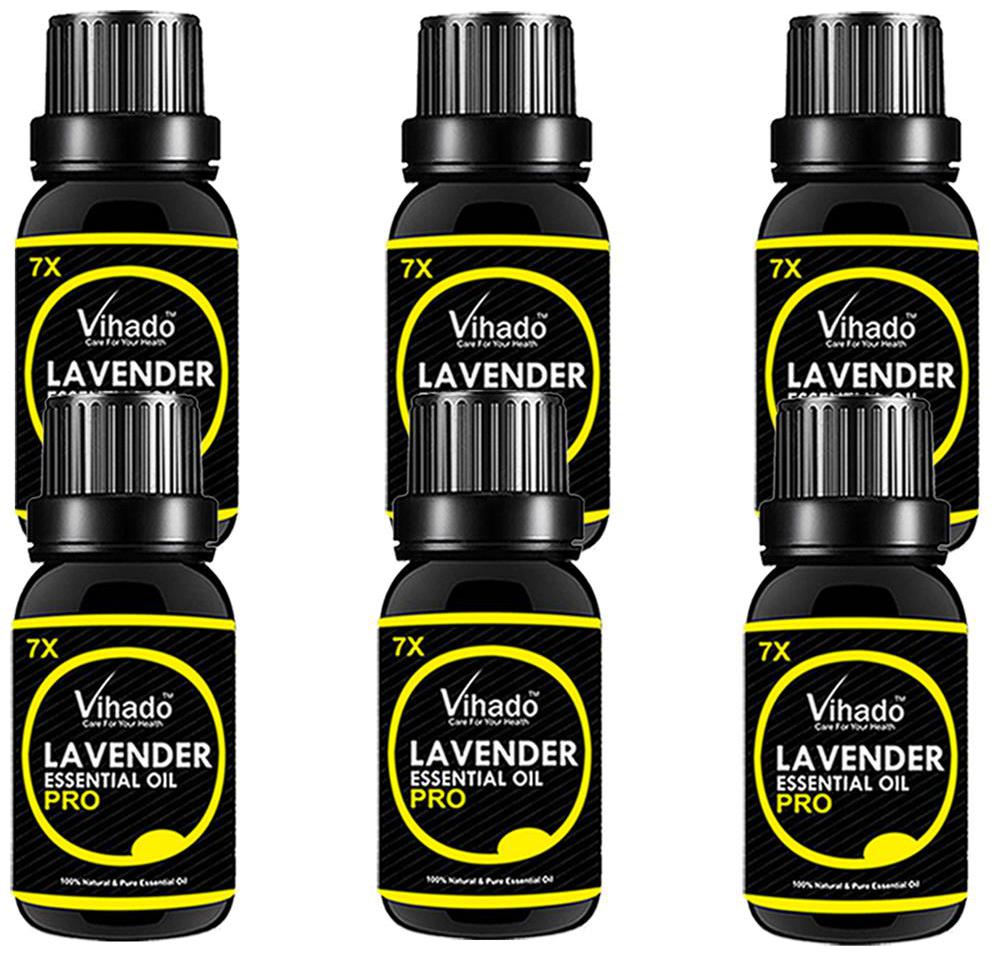 

Vihado 100 pure and natural lavendar oil 7x Pro (25 ml) (pack of 6)