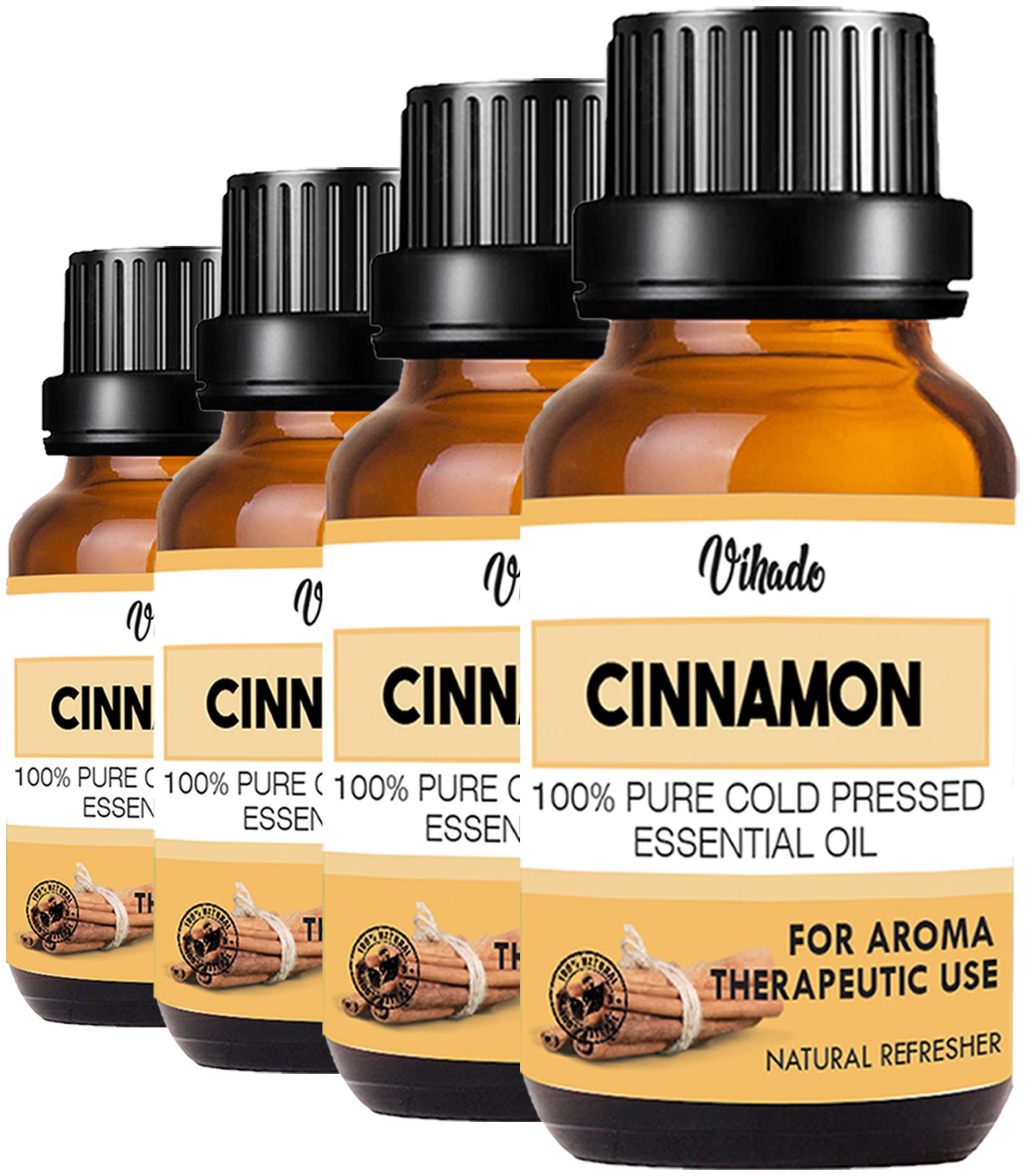 

Vihado 100 Pure And Natural Cinnamon Essential Oil (30 ml) (Pack Of 4)