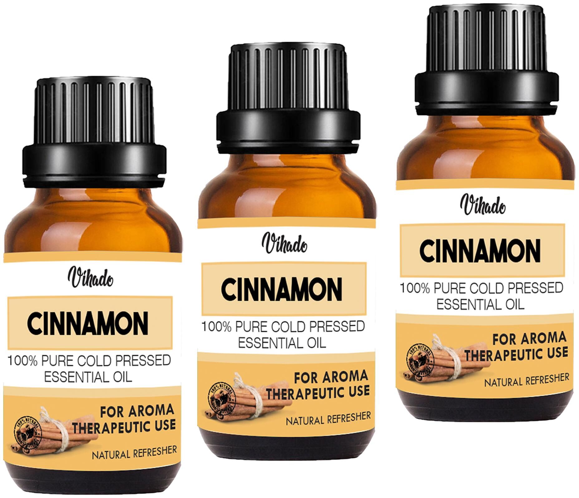 

Vihado 100 Pure And Natural Cinnamon Essential Oil (15 ml) (Pack Of 3)