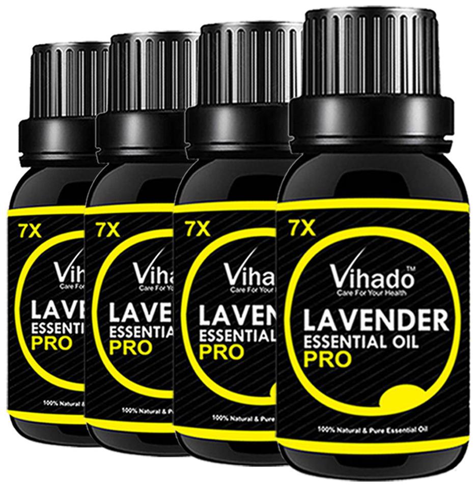 

Vihado 100 pure and natural lavendar oil 7x Pro (15 ml) (pack of 4)