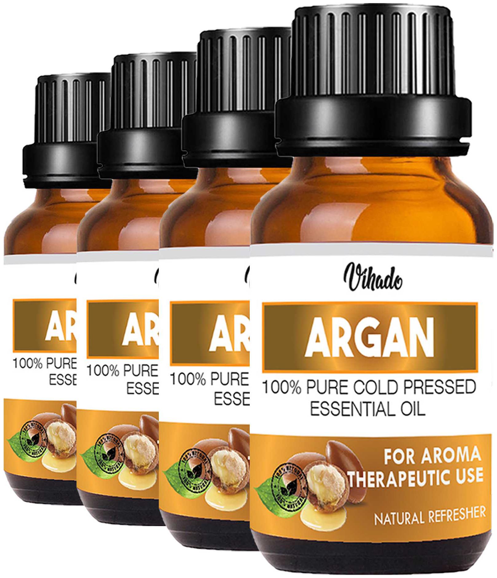 

Vihado Argan Oil - Hair Scalp Damage Repair Hair Oil (18 ml) (Pack Of 4)