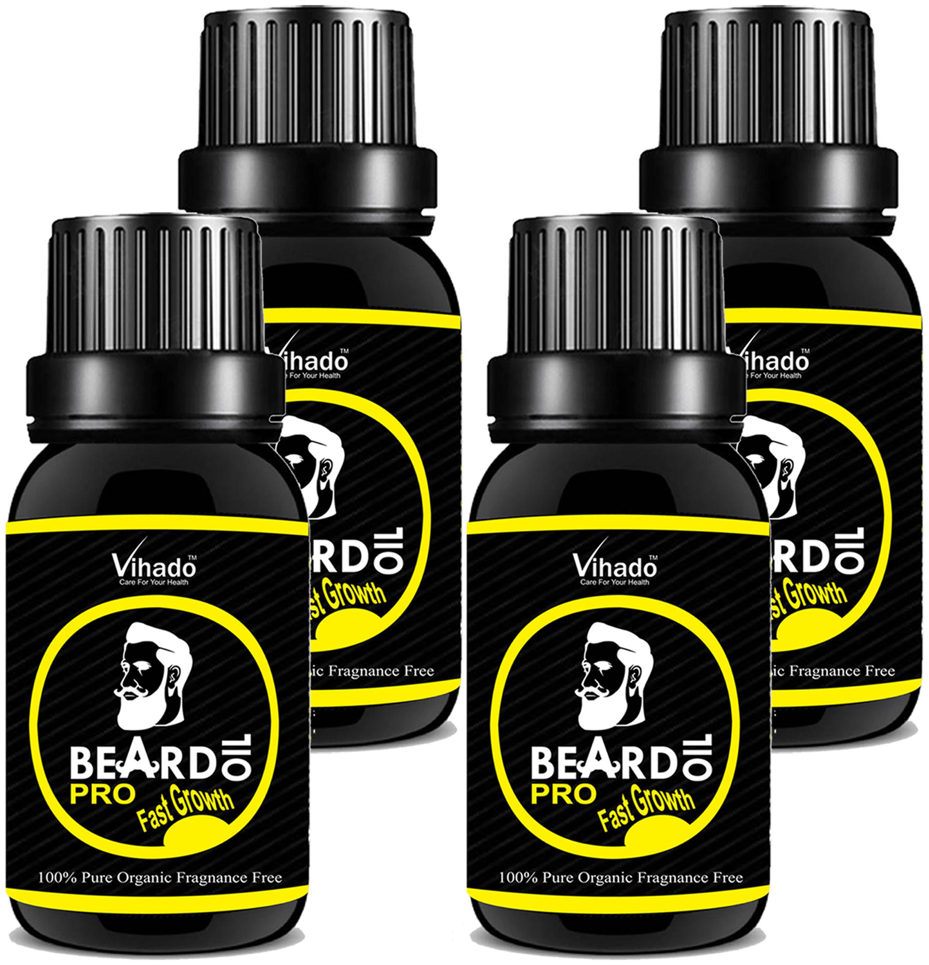 

Vihado Beard Growth Hair Oil PRO Faster Growth (15 ml) (Pack of 4)