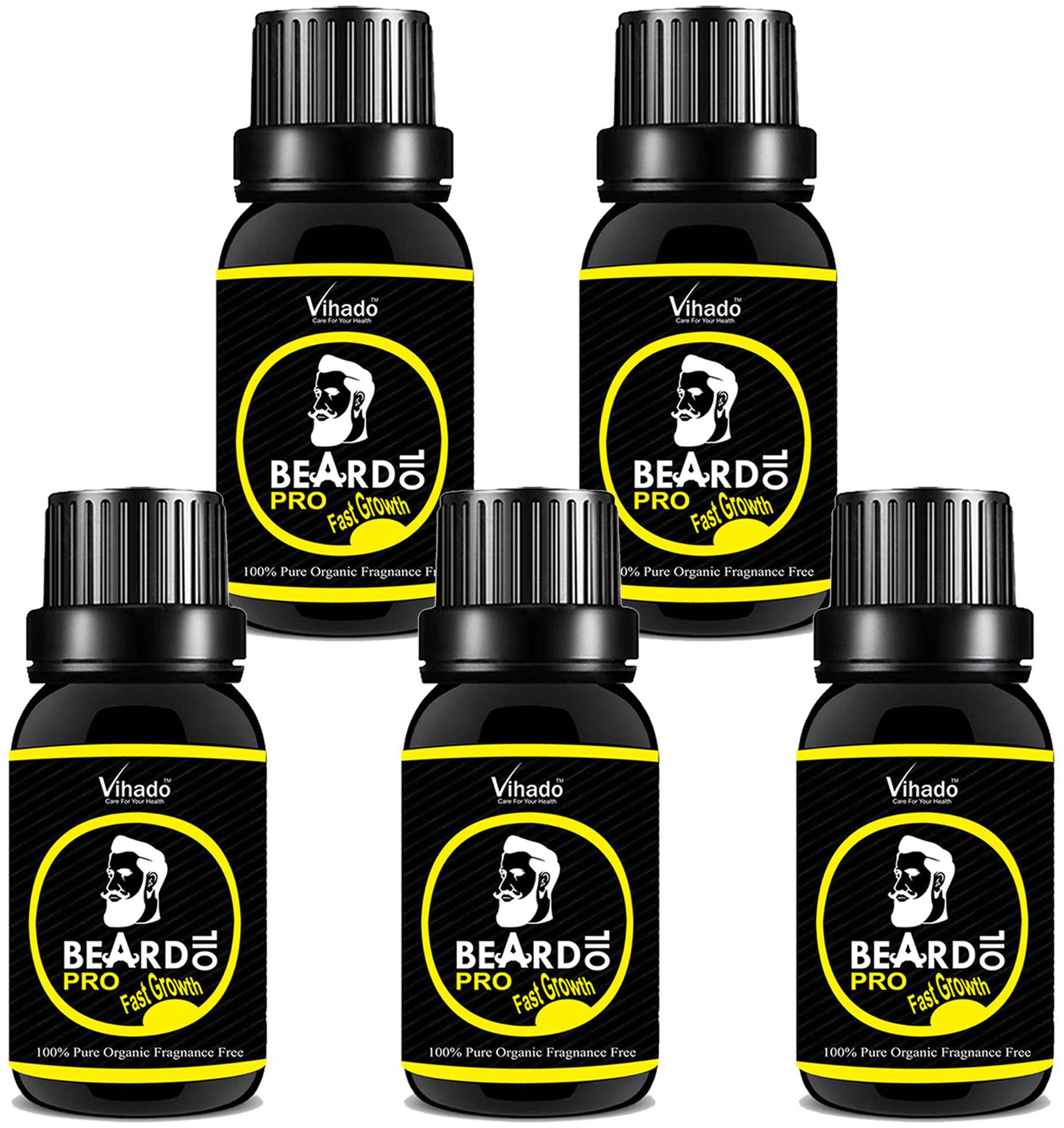 

Vihado Beard Growth Hair Oil PRO Faster Growth 25 ml (Pack of 5)