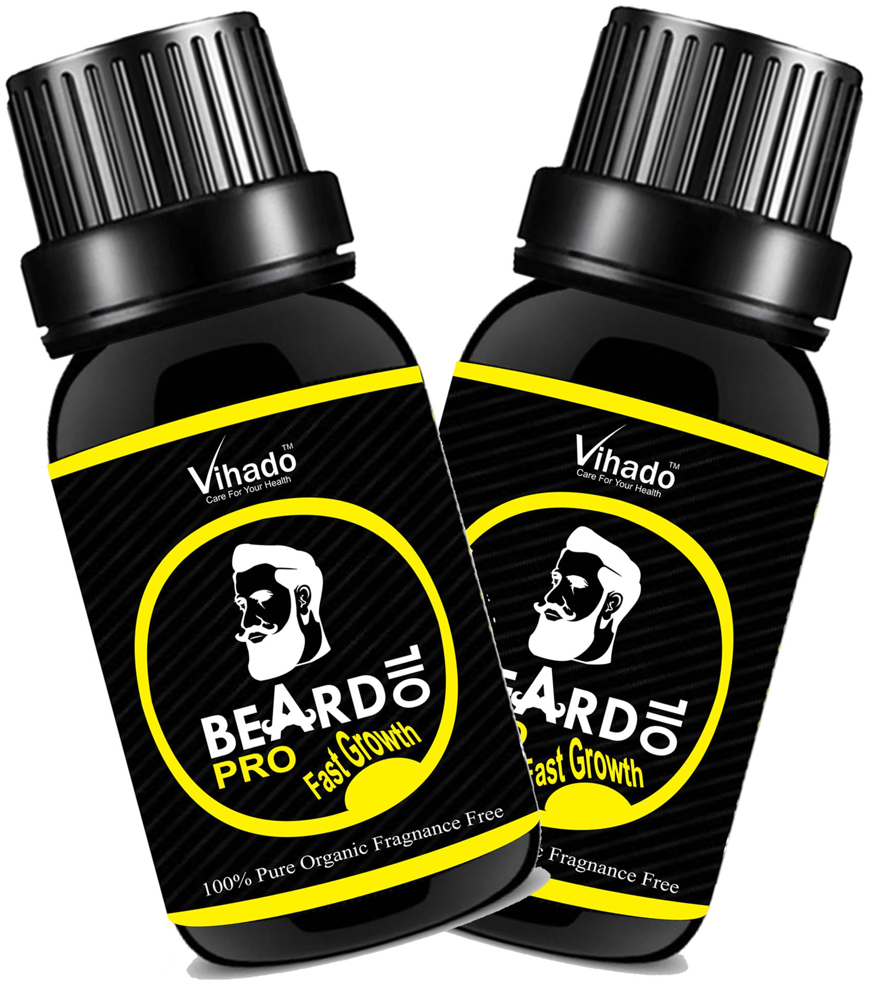 

Vihado Beard Growth Hair Oil PRO Faster Growth (15 ml) (Pack of 2)