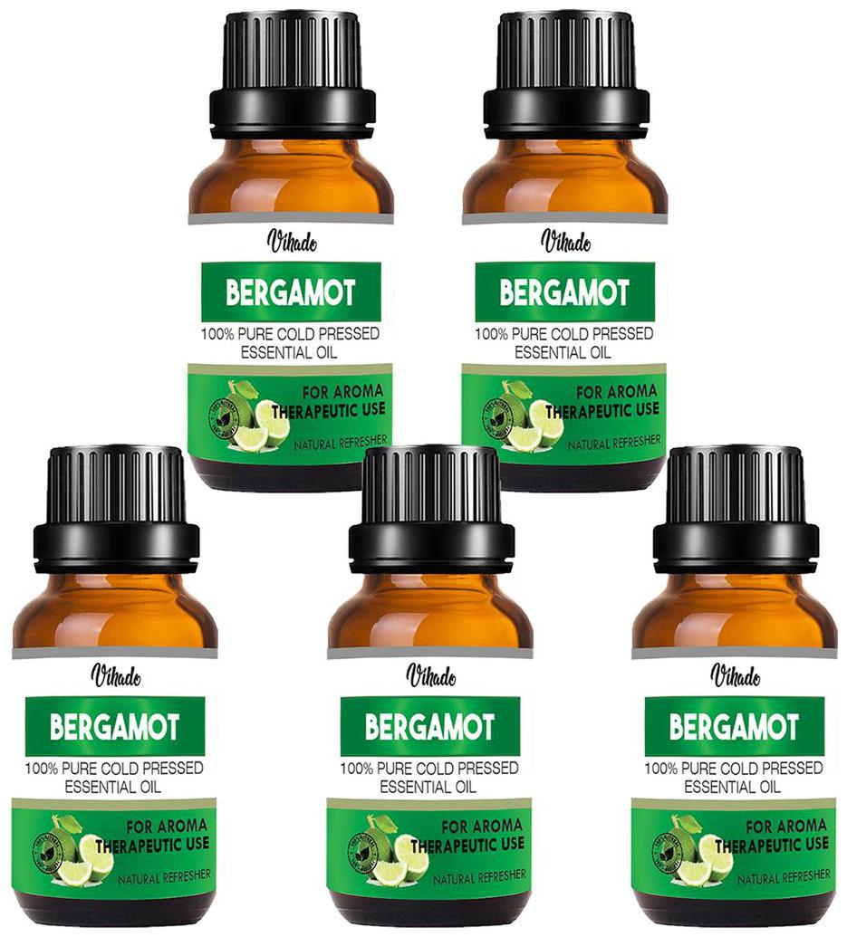 

Vihado Bergamot Oil 100 Pure (15 ml) (Pack Of 5)