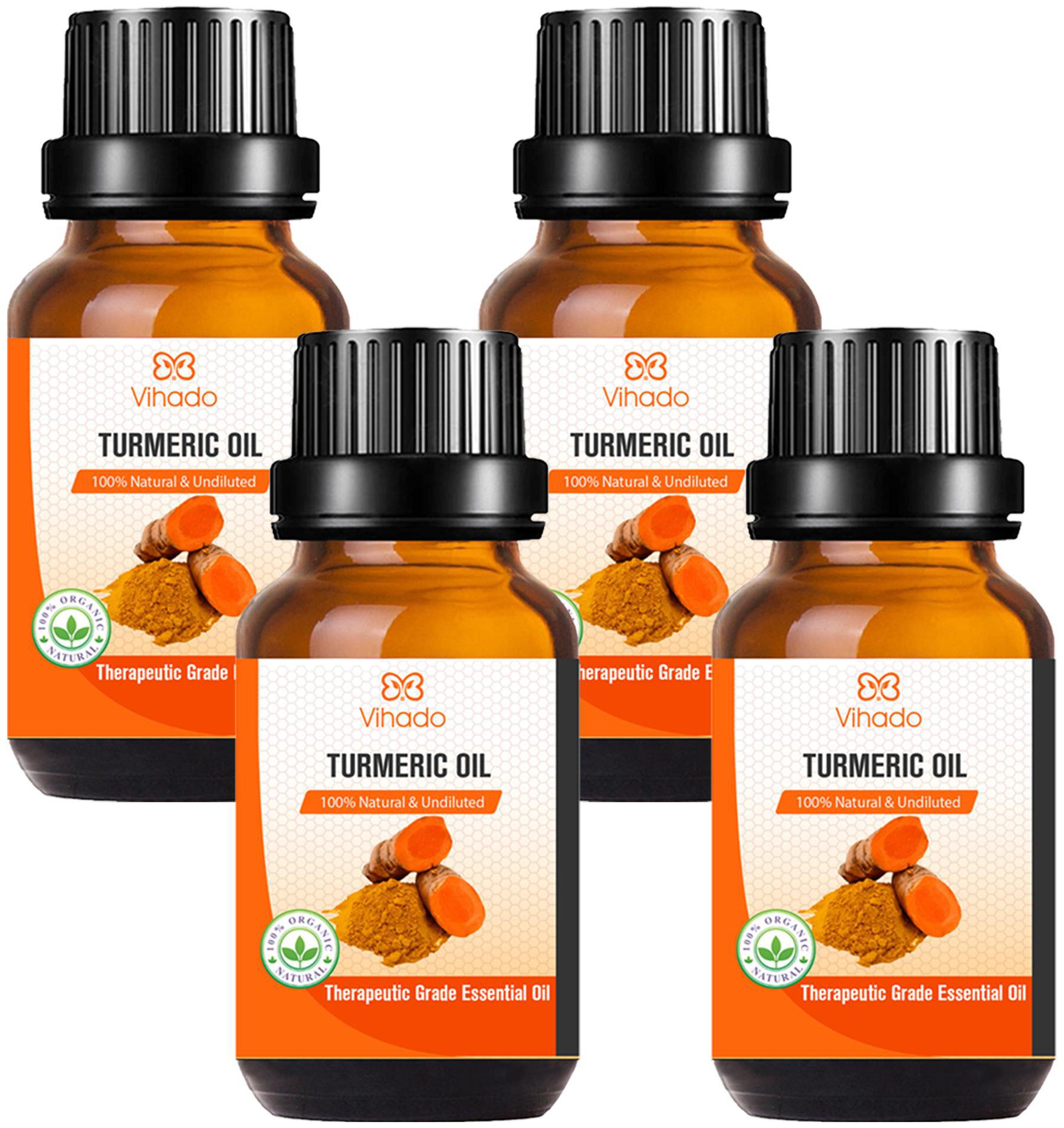 

Vihado Best Turmeric Essential Oil (30 ml) (Pack of 4)