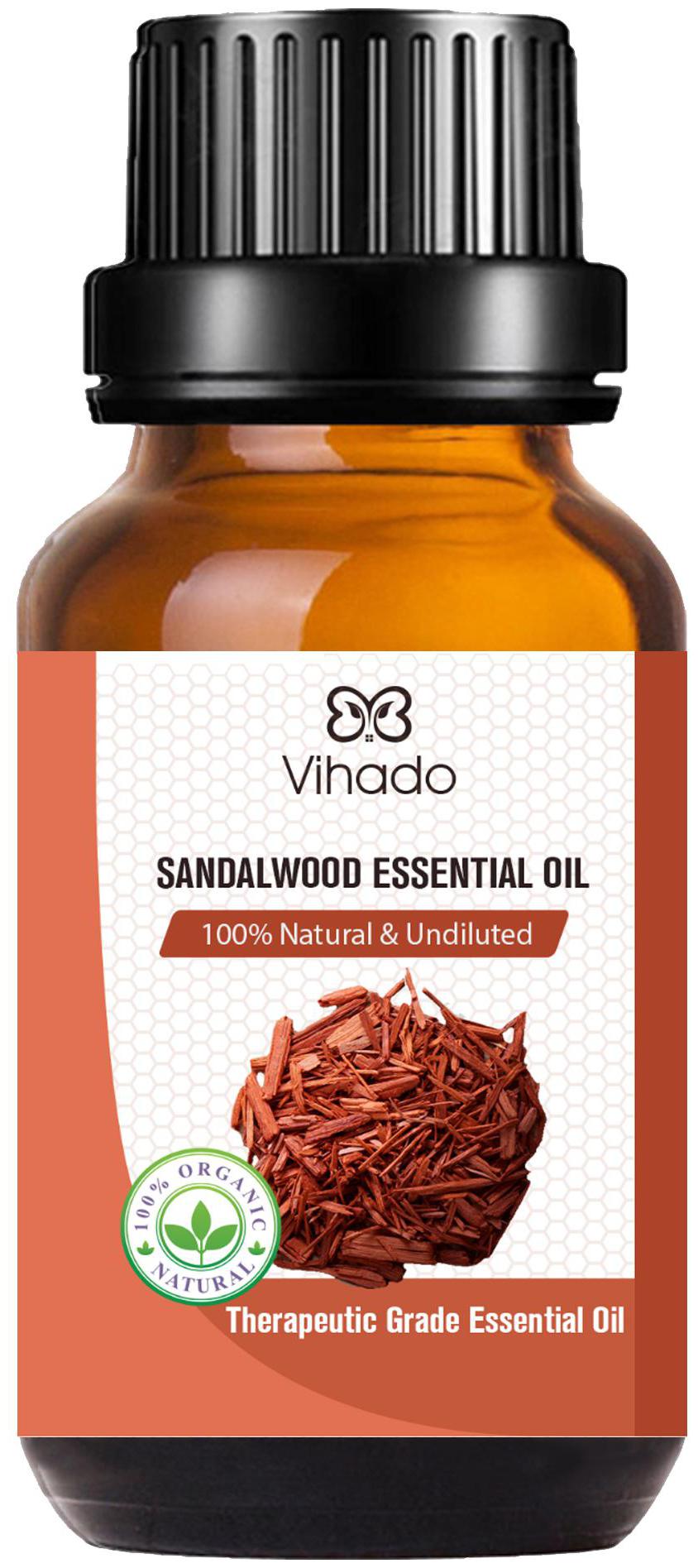 

Vihado Best sandalwood oil Pure Natural Edible grade oil (10 ml) (Pack of 1)