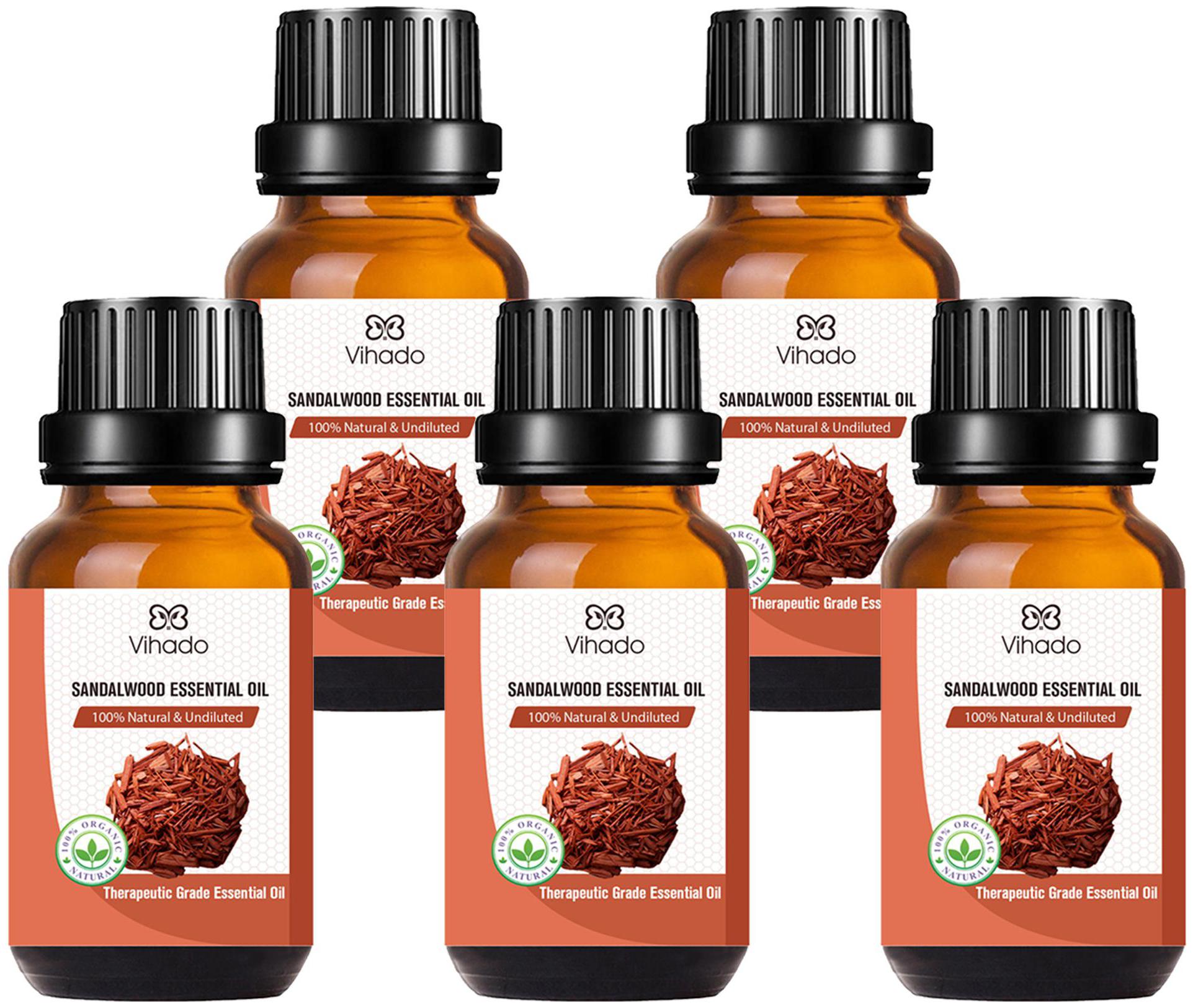 

Vihado Best Sandalwood Essential Oil (15 ml) (Pack of 5)