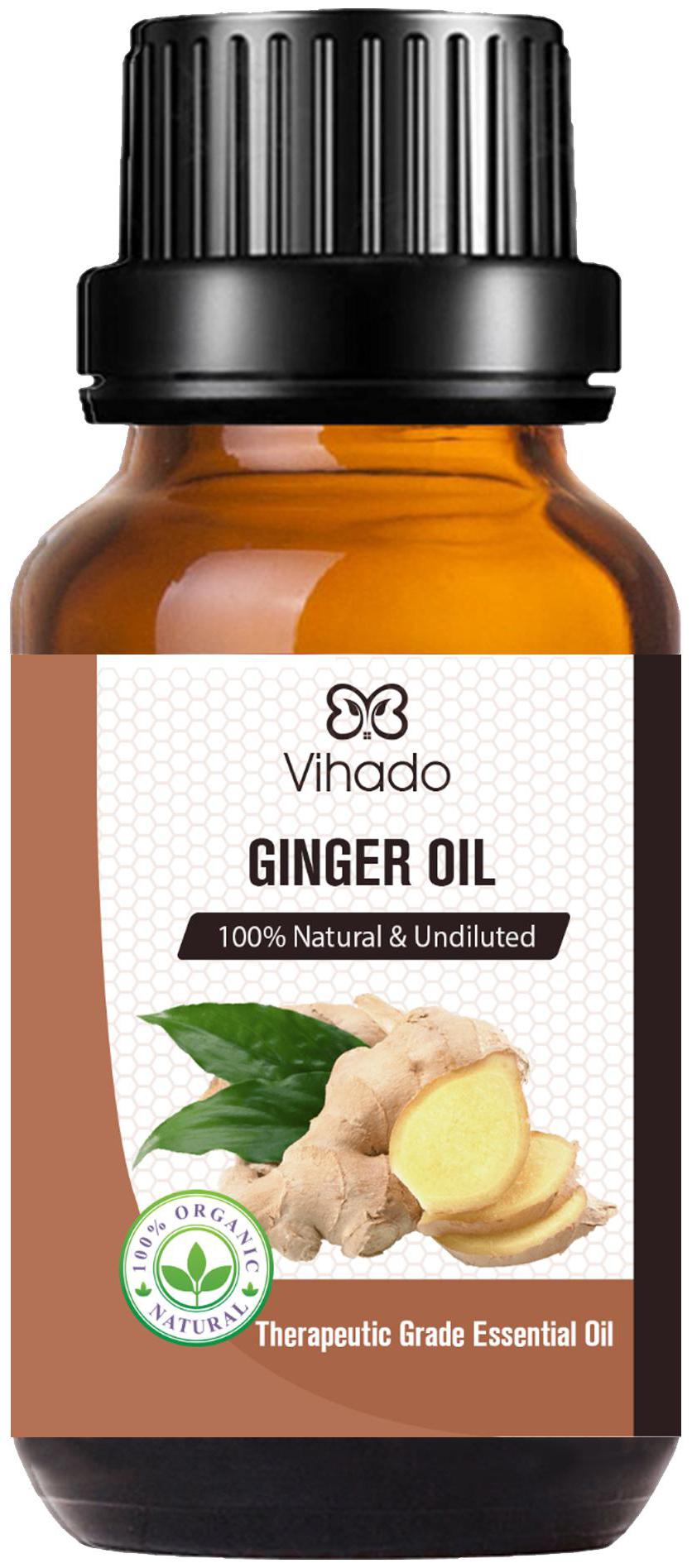 

Vihado Best Ginger Pure and Natural Essential Oil Therapeutic Grade (30 ml) (Pack of 1)