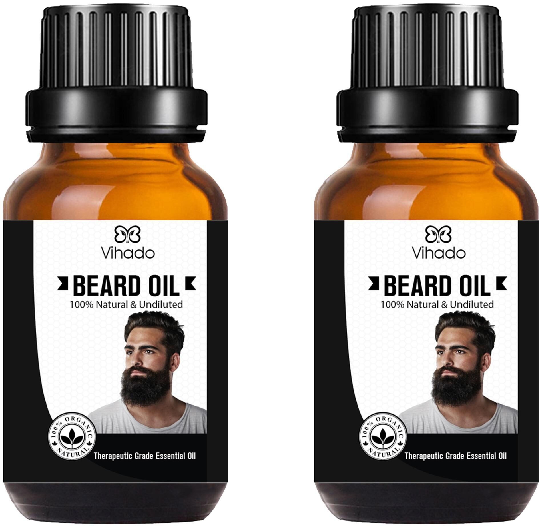 

Vihado Best Classic Beard Growth Oil for Men (30 ml) (Pack of 2)