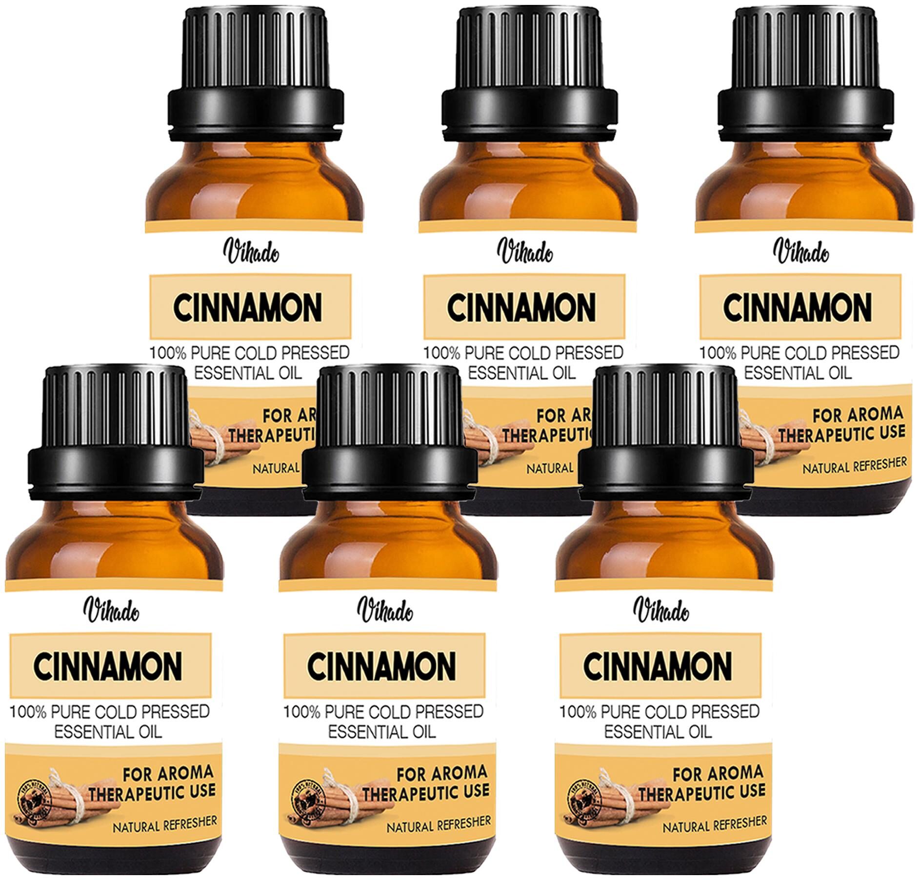 

Vihado Cinnamon Bath Essential Oil 100 Pure Undiluted (25 ml) (Pack Of 6)