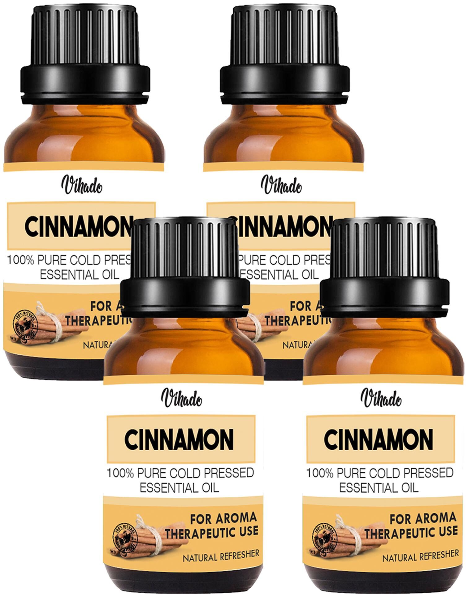 

Vihado Cinnamon Leaf Oil 100 Pure Natural For Hair Skin Care Face Acne (10 ml) (Pack Of 4)
