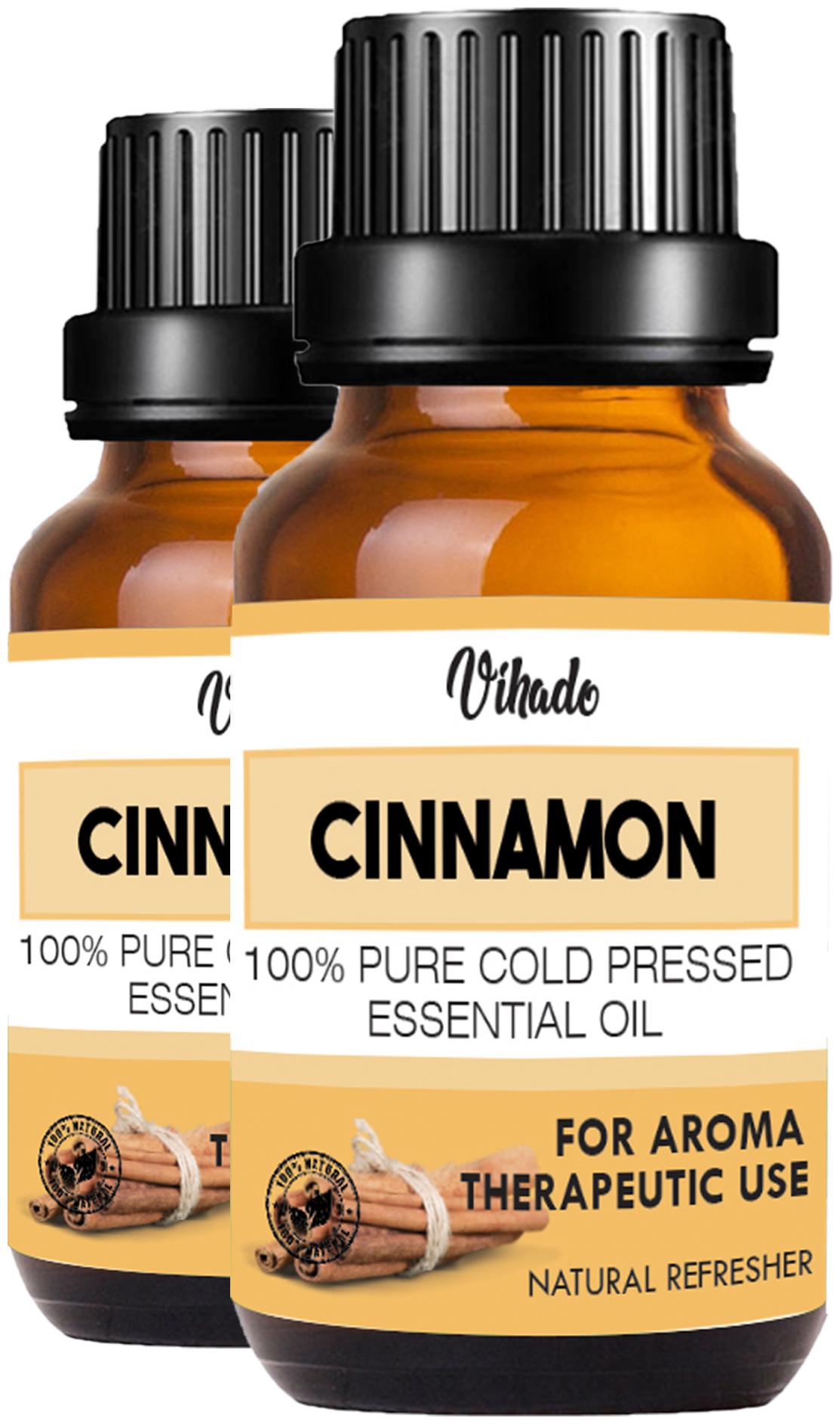 

Vihado Cinnamon Bath Essential Oil (15 ml) (Pack Of 2)