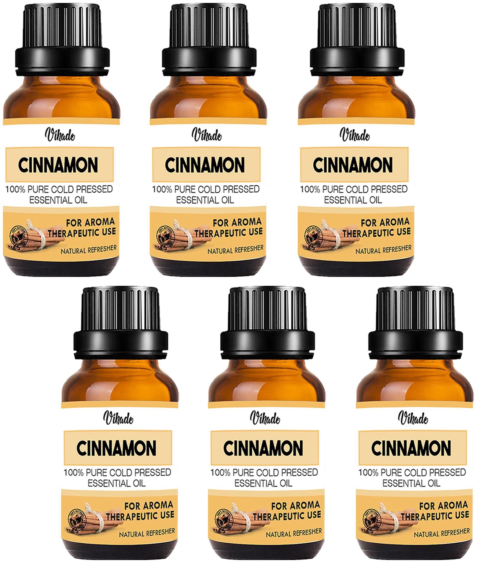 

Vihado Cinnamon Bath Essential Oil (10 ml) (Pack Of 6)