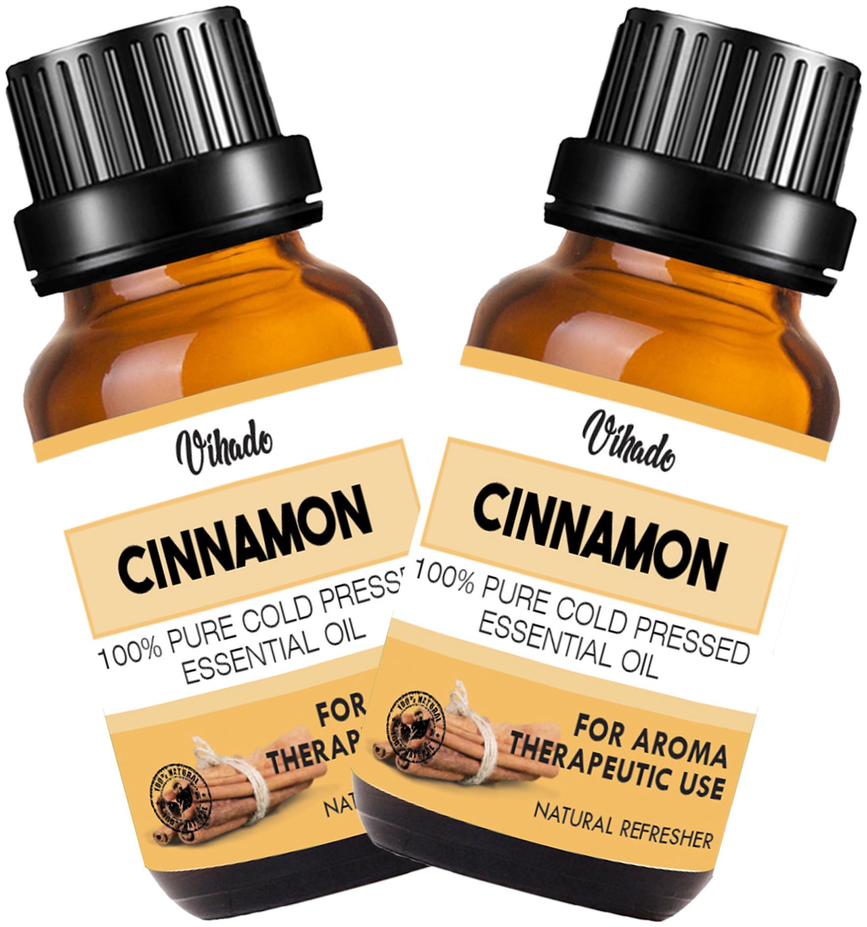 

Vihado Cinnamon Bath Essential Oil 100 Pure Undiluted (18 ml) (Pack Of 2)