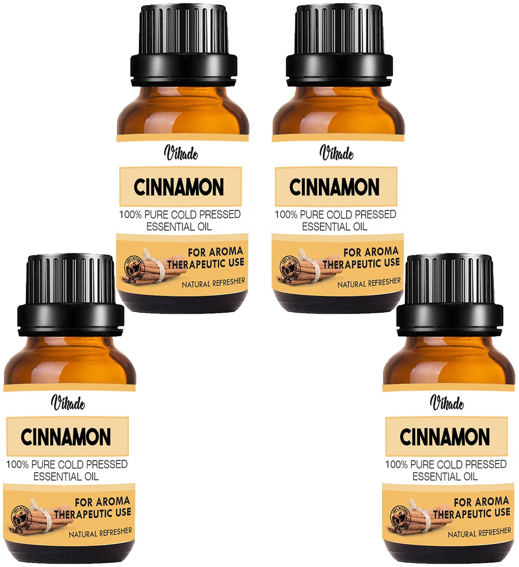 

Vihado Cinnamon Bath Essential Oil (20 ml) (Pack Of 4)
