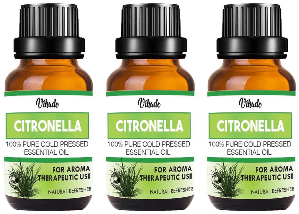 

Vihado Citronella Essential Oil 100 Pure Undiluted (25 ml) (Pack of 3)