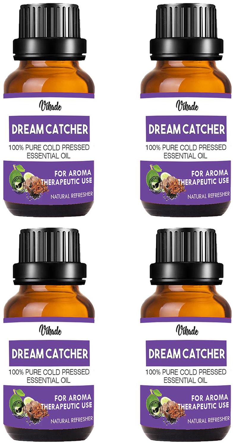 

Vihado Dream Catcher Essential Oil Pure And Natural Essential Oils (10 ml) (Pack Of 4)
