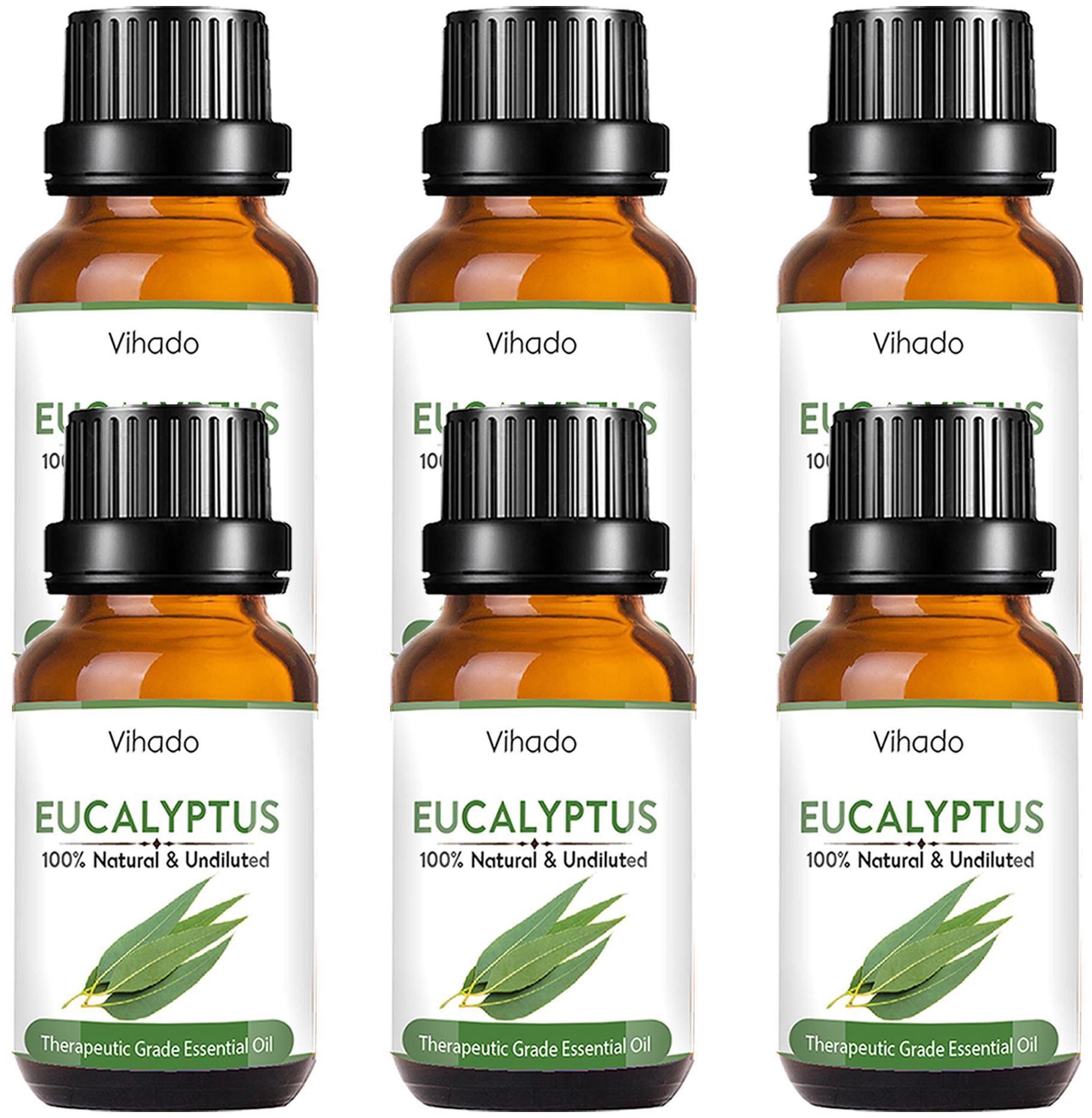 

Vihado Eucalyptus Essential Oil 100 Pure Natural Undiluted (30 ml) (Pack of 6)