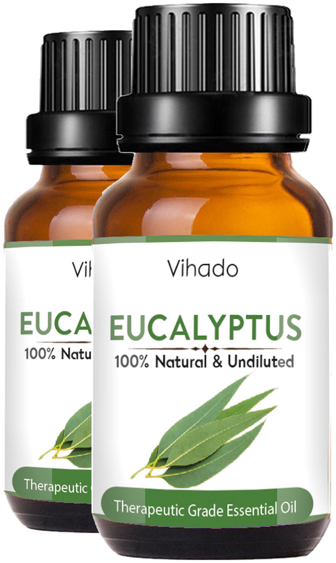 

Vihado Eucalyptus Essential Oil 100 Pure Natural Undiluted (30 ml) (Pack of 2)