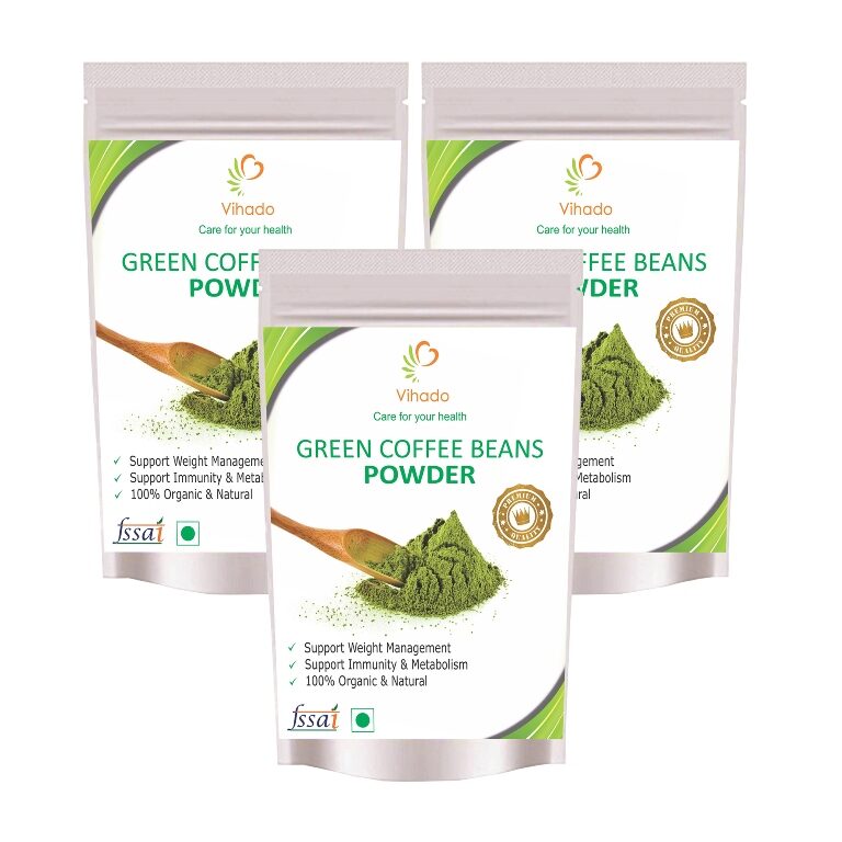 

Vihado Green Coffee Beans Powder 250g (Pack of 3)