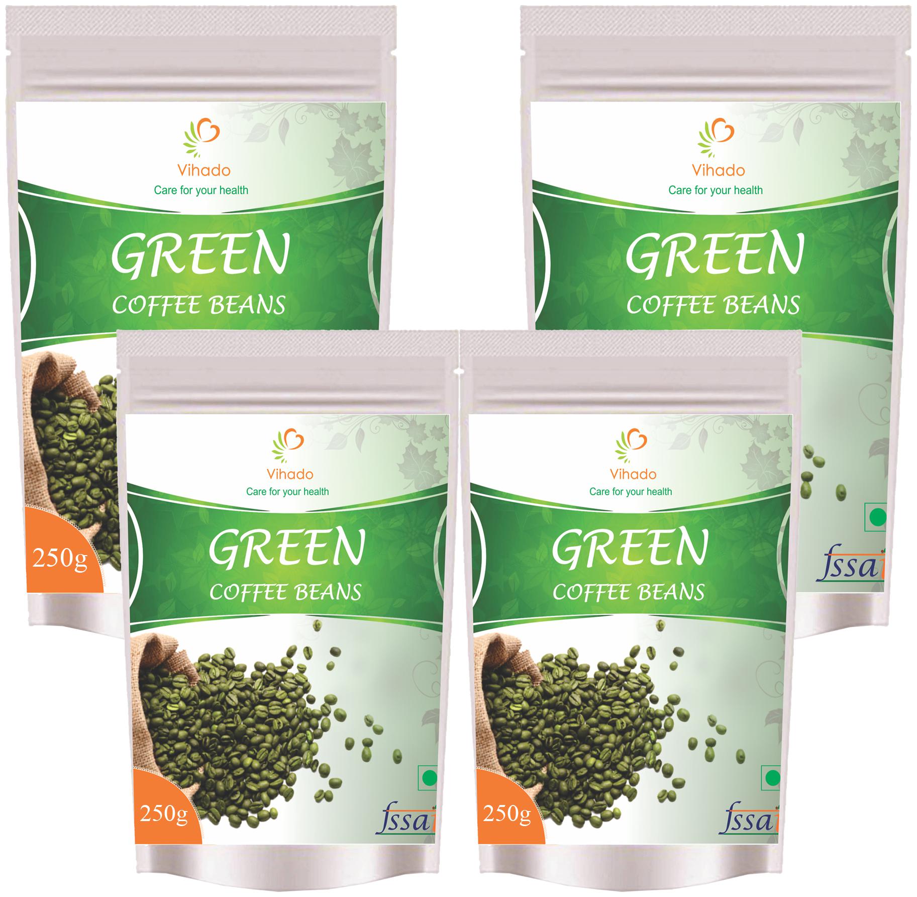

Vihado green Coffee Beans 250 g (Pack of 4