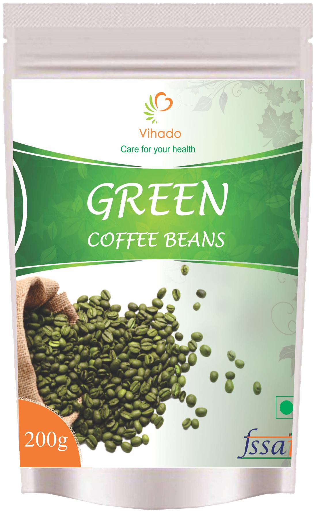 

Vihado green Coffee Beans 200 g (Pack Of 1)
