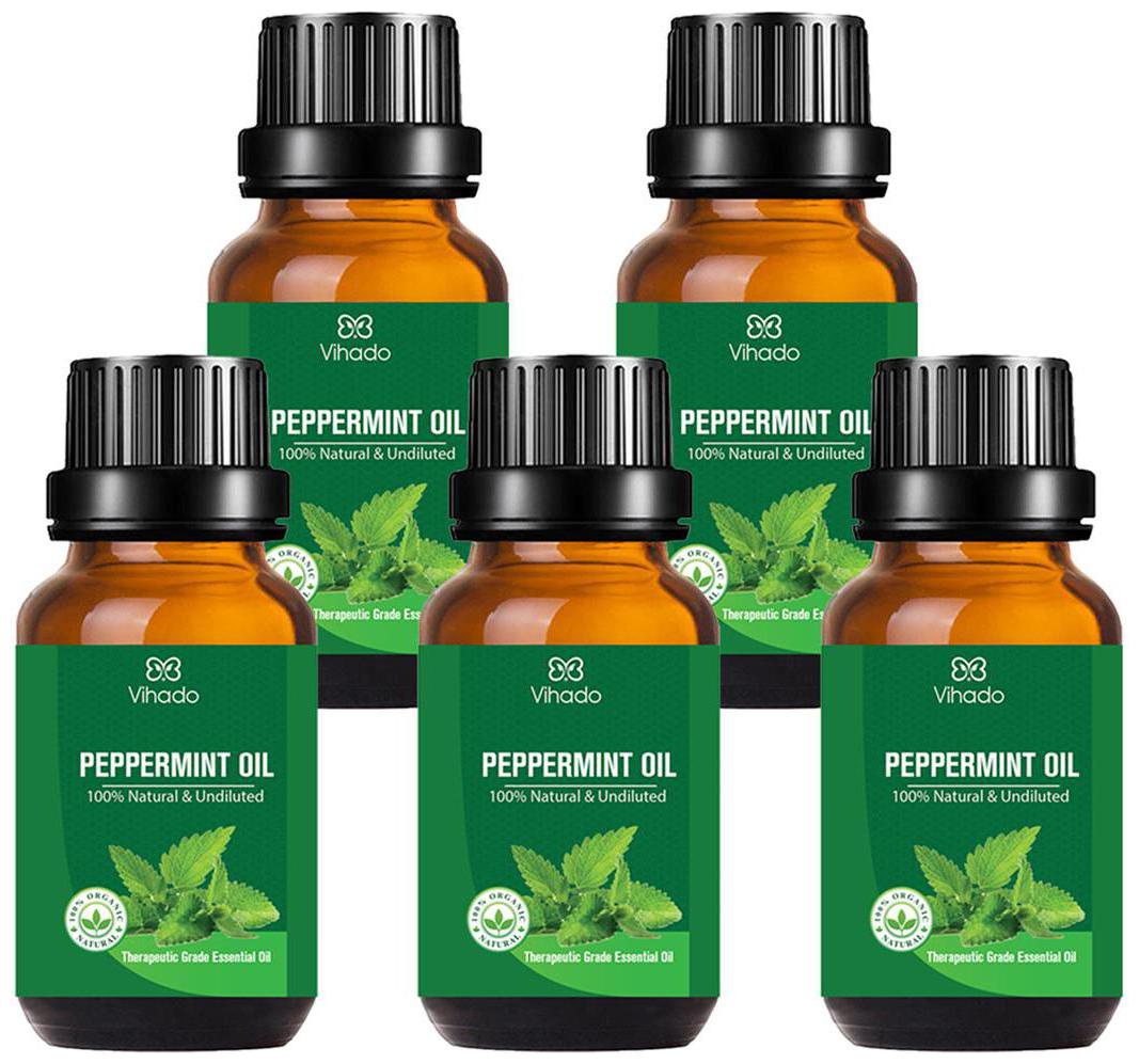 

Vihado Hair Peppermint Oil 10 ml Pack of 5